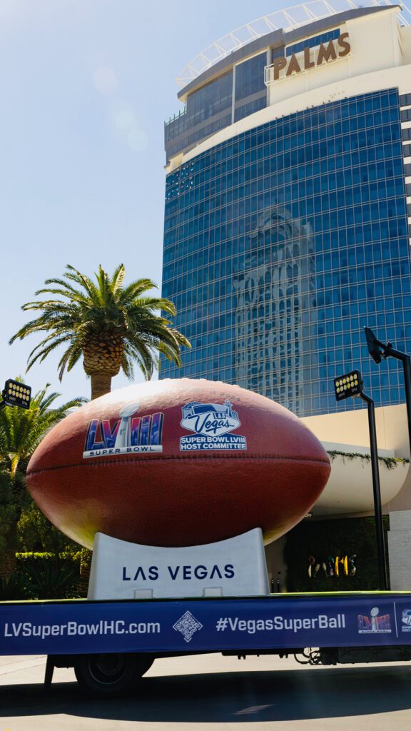 As Super Bowl 58 Host, Las Vegas Is Going 'Super Balls To The Wall